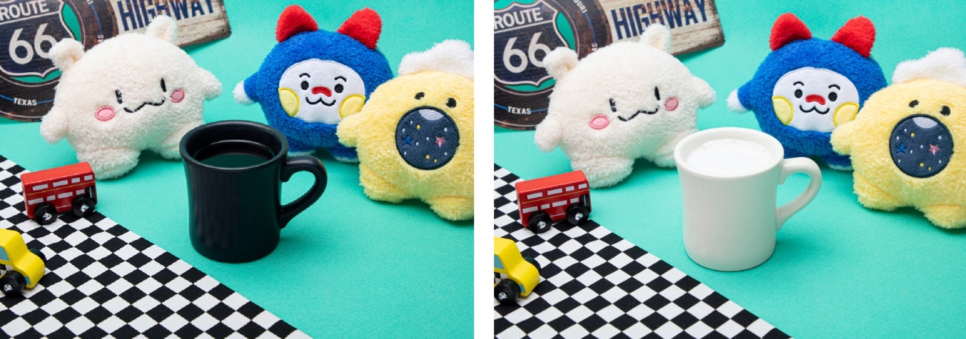 ホットコーヒー、ホットカフェラテ