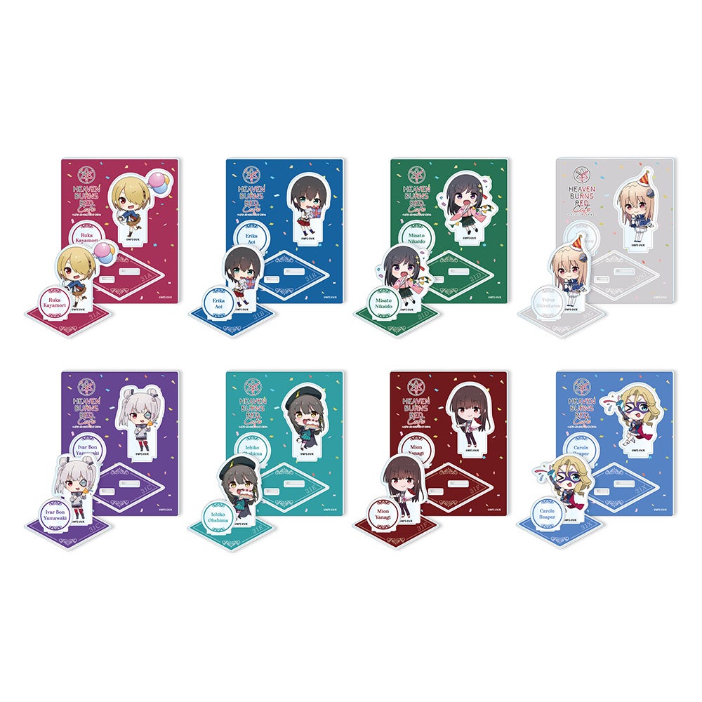 ミニアクリルスタンド（トレーディング8種