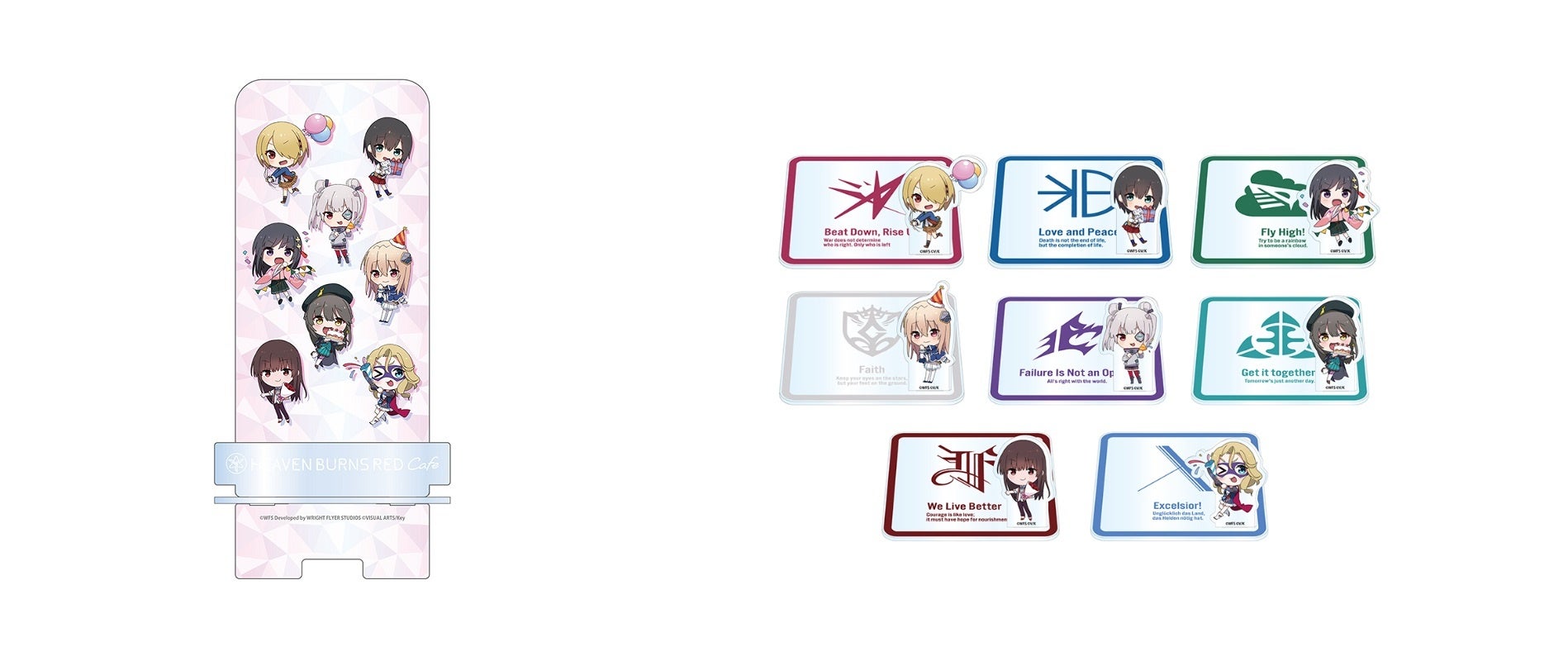 モバイルスタンド、アクリルスタンドコースター（全8種）