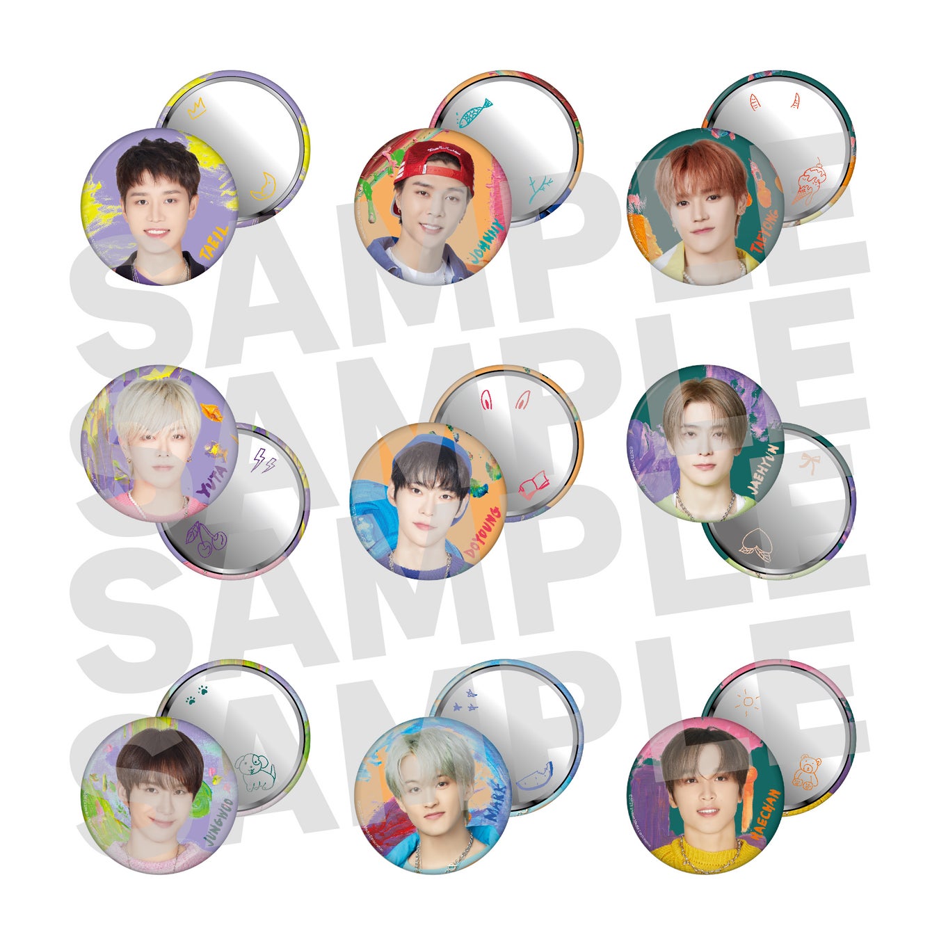 缶ミラー(ランダム9種)