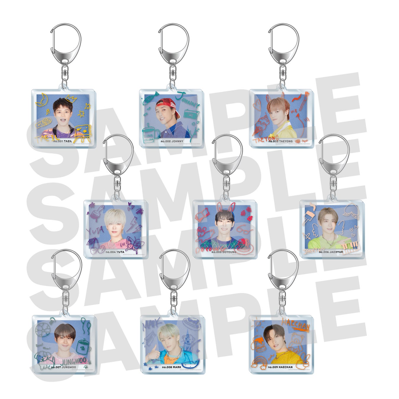 アクリルキーホルダー(全9種)