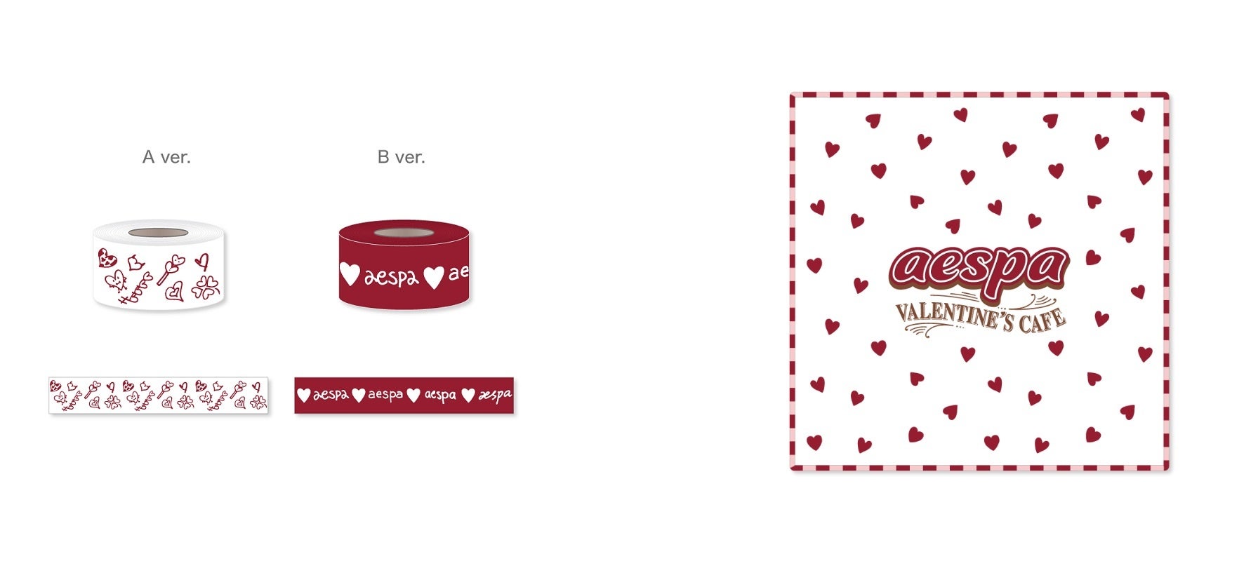 マスキングテープ(全2種)、ハンドタオル