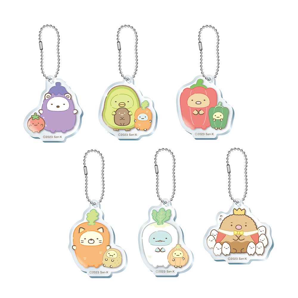 すみっこぐらしカフェ 2025 アクリルキーホルダー バラ売り可能 すみっこぐらしカフェ 2025 アクリルキーホルダー バラ売り可能