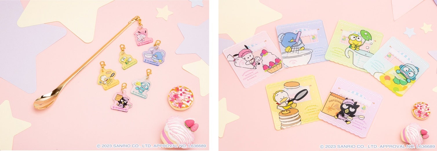 パフェスプーン（ランダム6種）、アクリルコースター（ランダム6種）