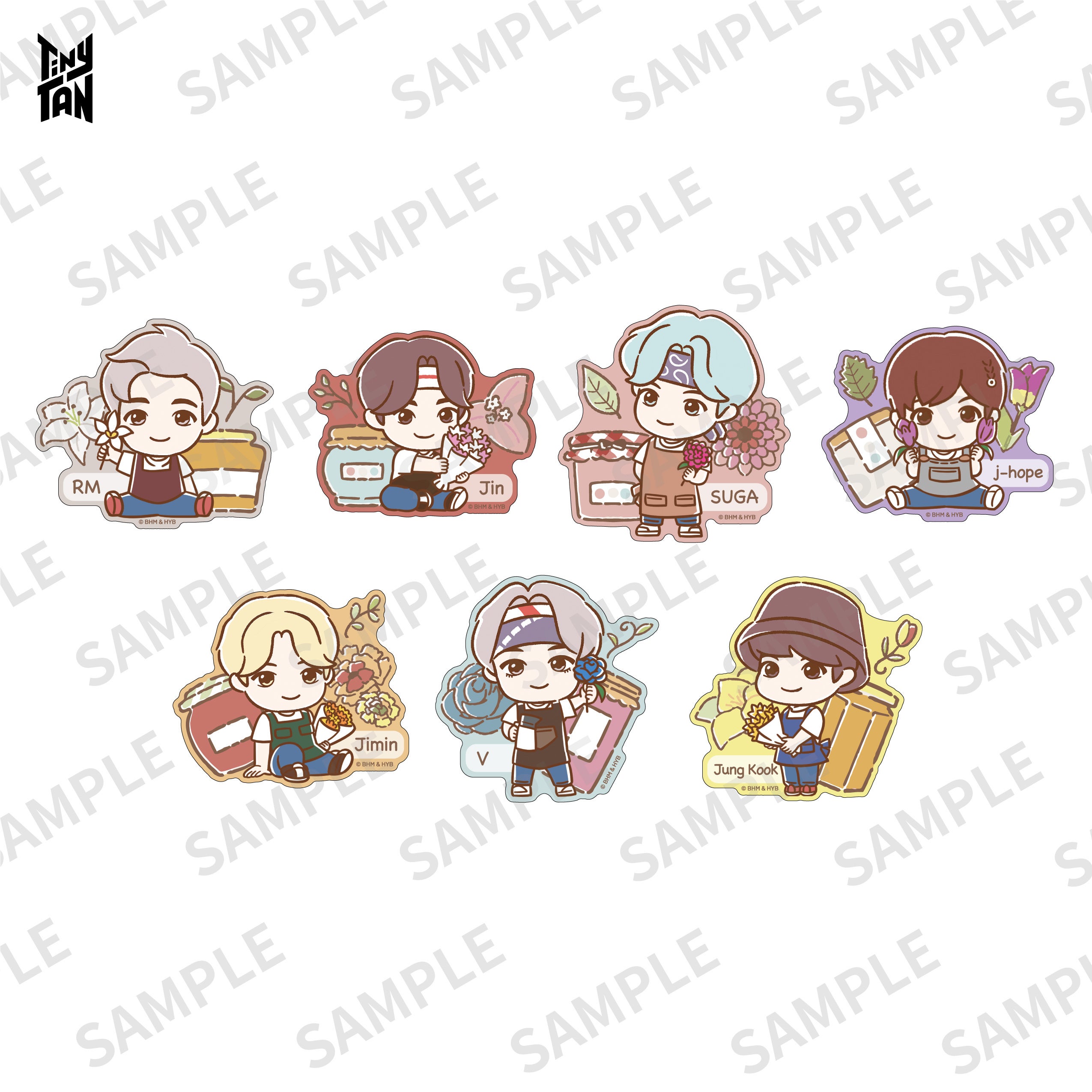 ホログラムラミステッカー（ランダム7種）