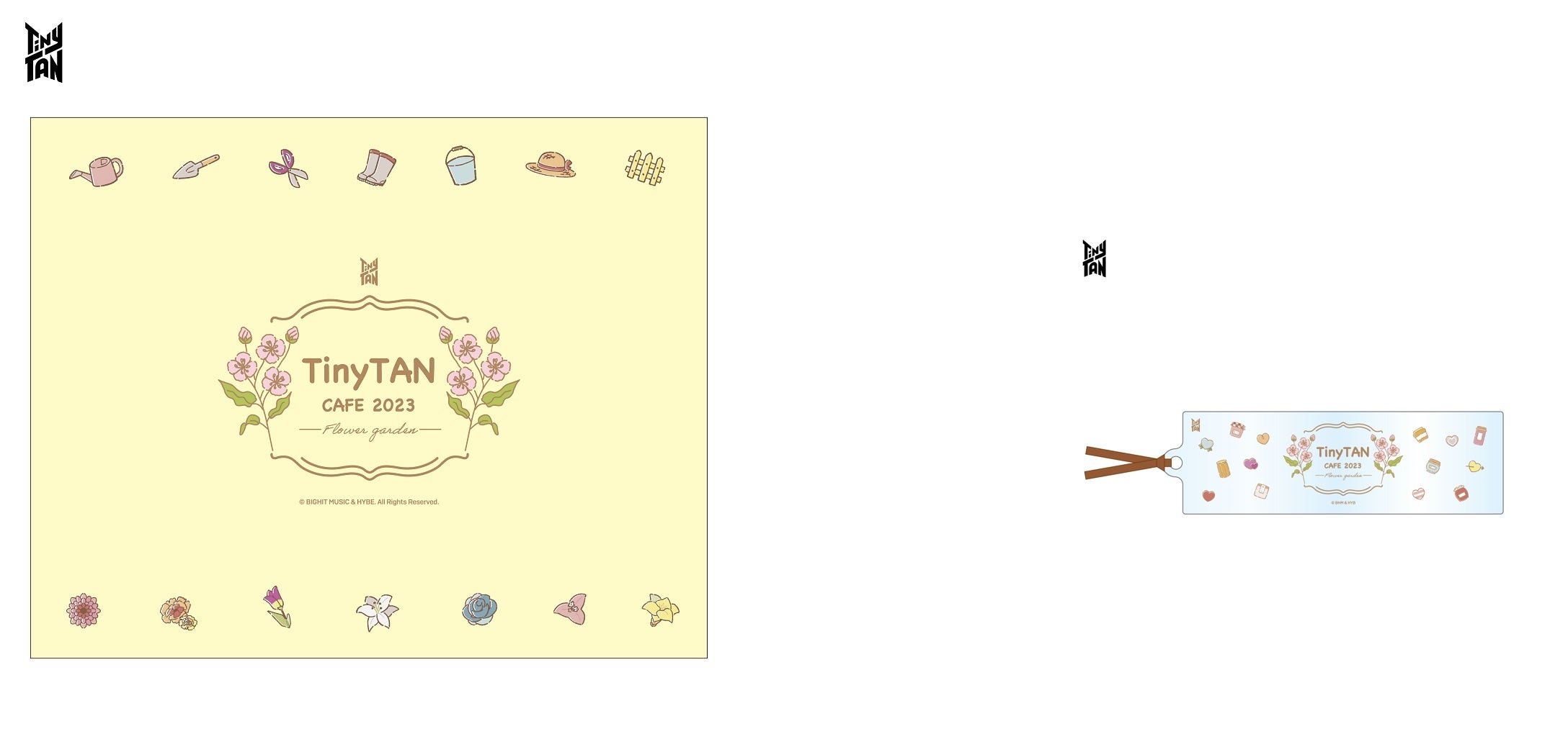 ファブリックランチョンマット 、アクリルブックマーカー