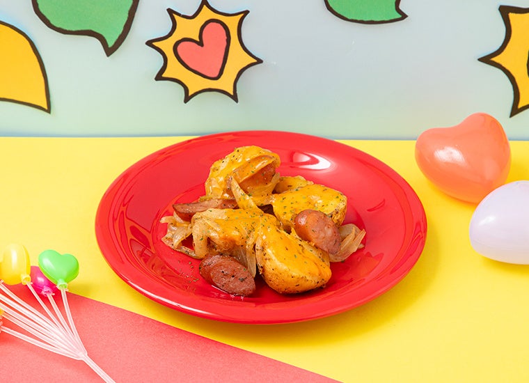 ソーセージ＆チーズポテトセット