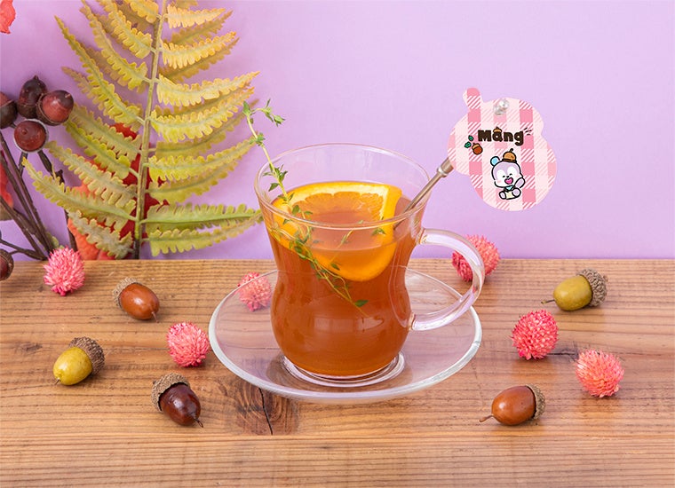 ホットオレンジティー