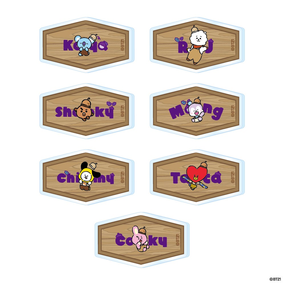 アクリルクリップ(ランダム7種）