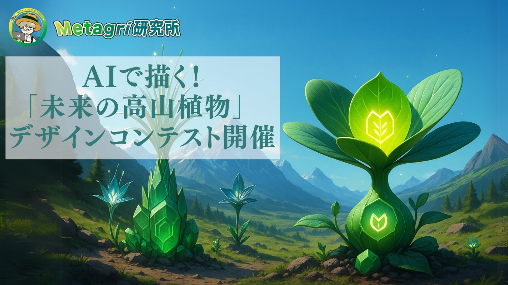 【賞金付き】AIで描く未来の高山植物デザインコンテスト! 【賞金付き】AIで描く未来の高山植物デザインコンテスト!