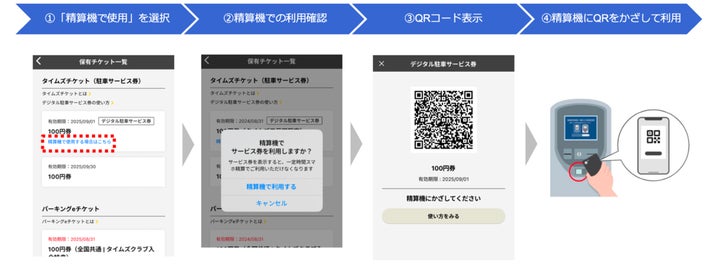 タイムズクラブアプリ、駐車料金の優待サービスをペーパーレスで行える タイムズクラブアプリ、駐車料金の優待サービスをペーパーレスで行える