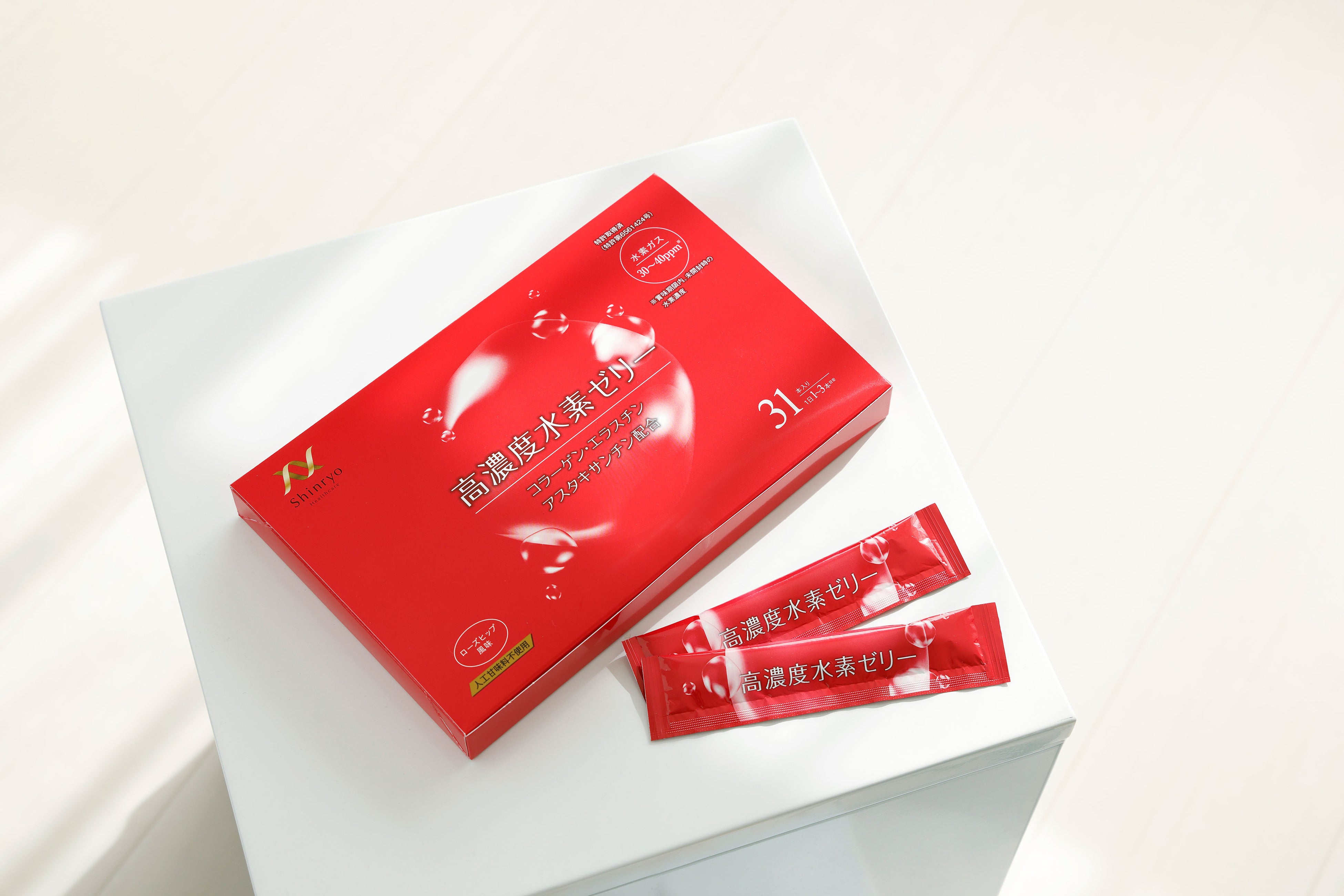 高濃度水素ゼリー31本入り（パッケージは変更予定です）