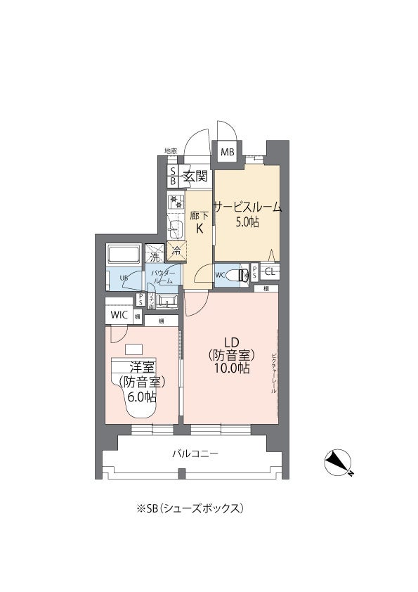 2人入居におすすめのCタイプ（2K+S）