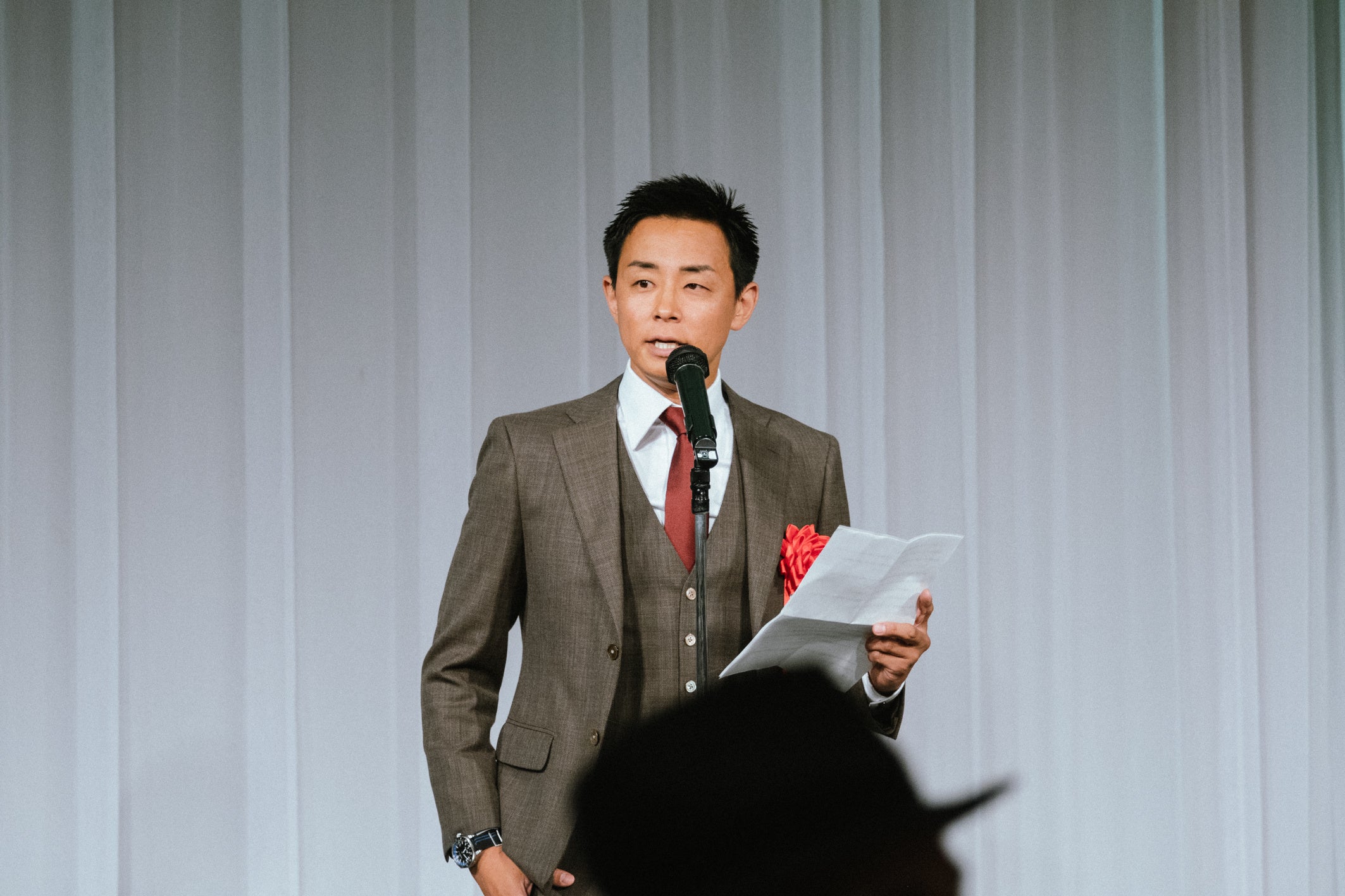 乾杯挨拶　プロ冒険家　阿部雅龍氏