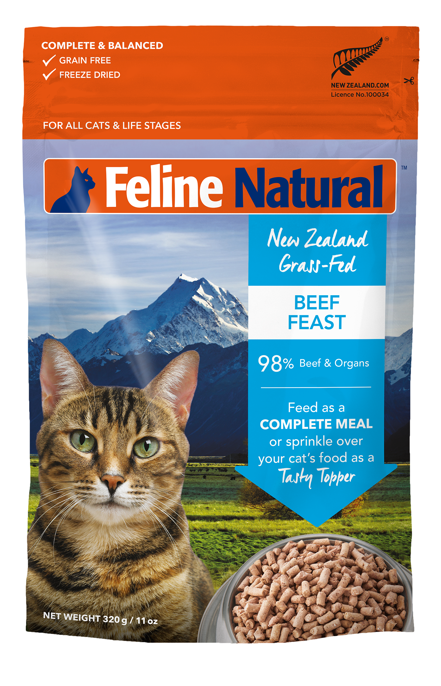 ぽん K9ナチュラル 猫用 チキン＆ラム・フィースト320g FLチキン＆ラム・フィースト｜キャットフード｜K9ナチュラル公式通販サイト