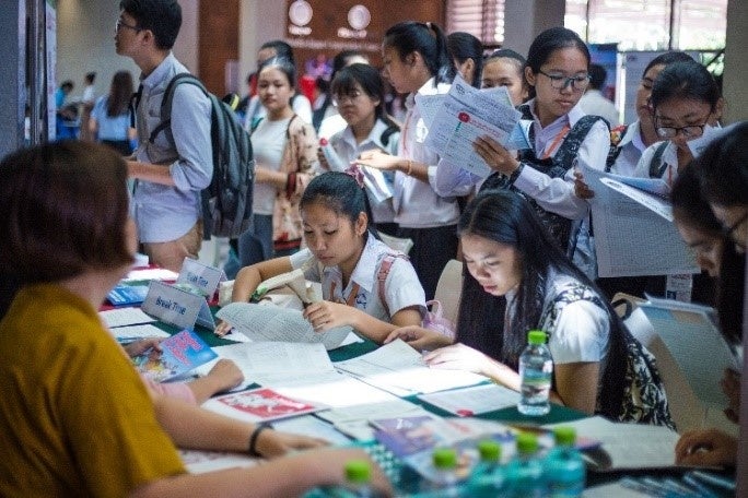 当日の様子（大学ブース）