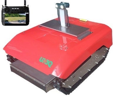 ユニック社が遠隔操作草刈ロボットの実証実験を九大伊都キャンパスで実施 | 株式会社ユニックのプレスリリース