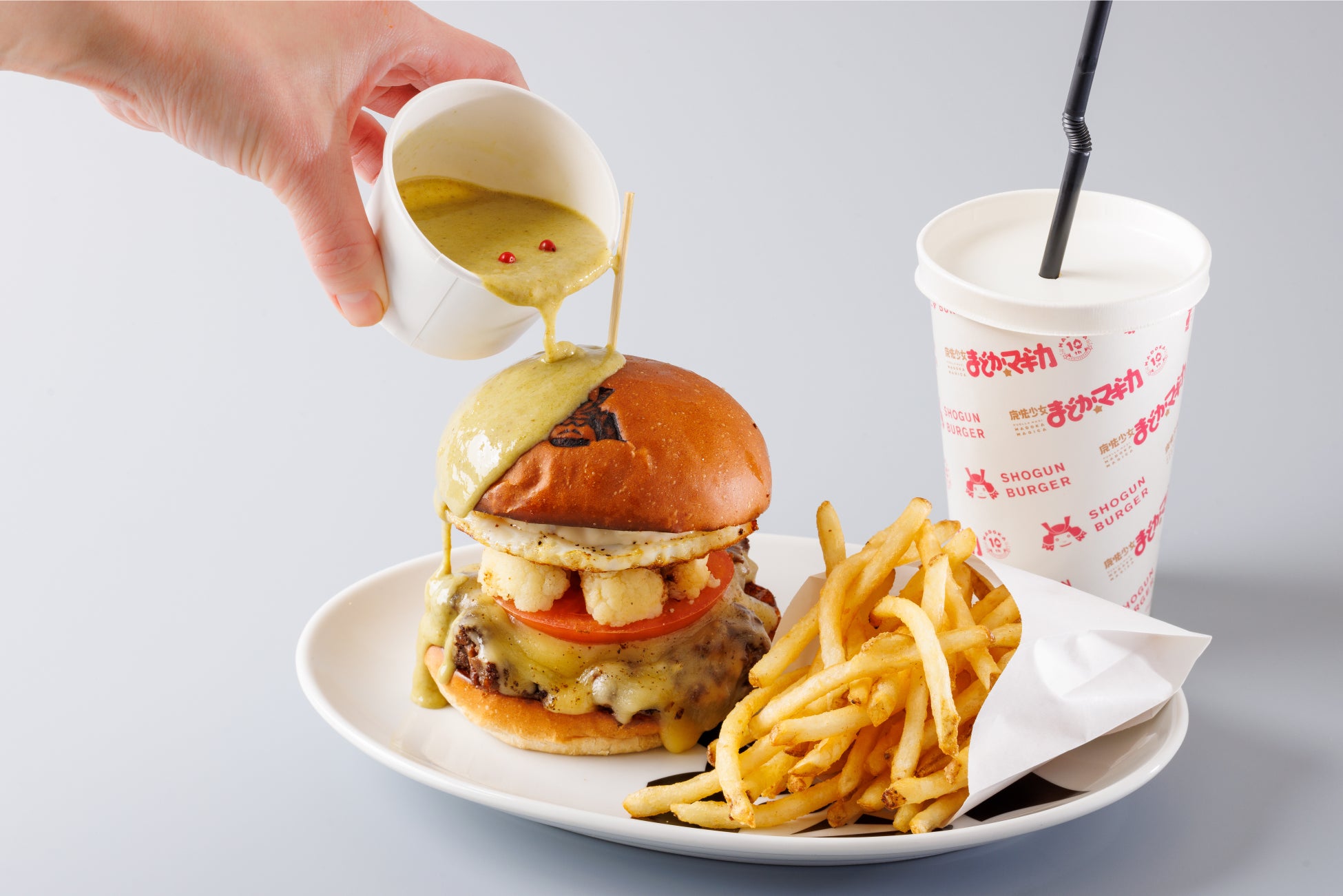 Shogun Burger 魔法少女まどか マギカ に新商品 キュゥべえバーガー 1月28日より発売決定 株式会社ガネーシャのプレスリリース Shogun Burger 魔法少女まどか マギカ に新商品 キュゥべえバーガー 1月28日より発売決定 株式会社ガネーシャのプレスリリース