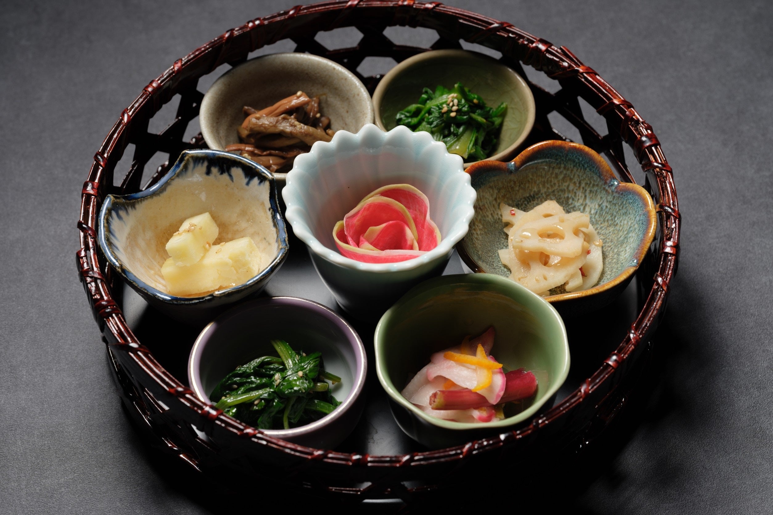 季節の加賀野菜ナムル盛り