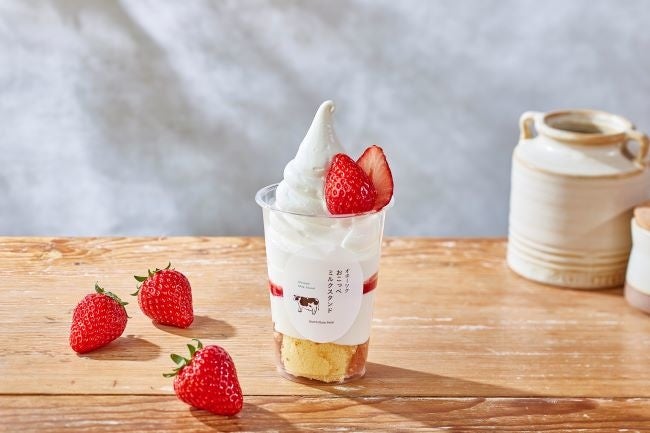 いちごショートケーキのパフェ