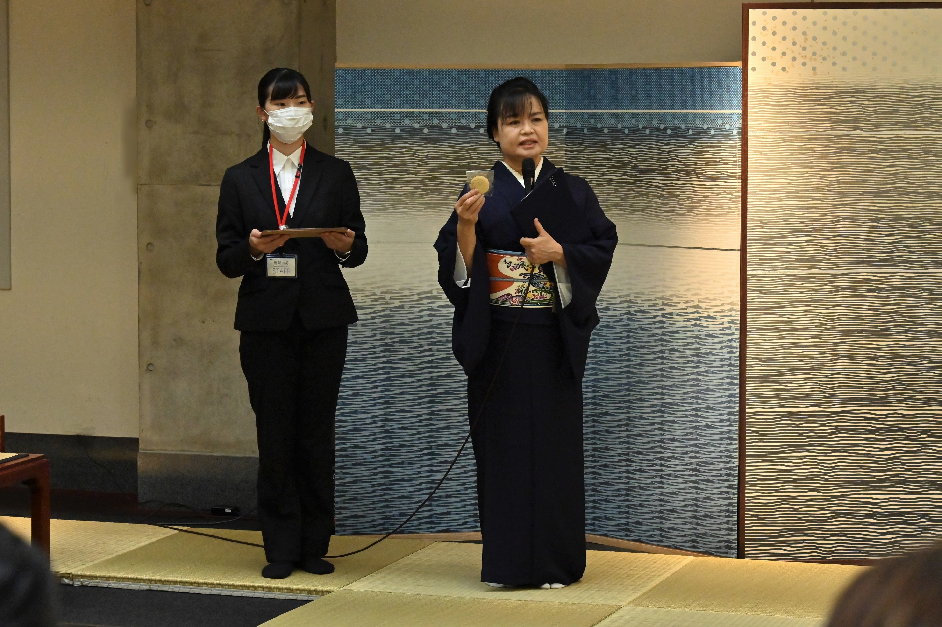 伊是名加江先生による琉球料理解説