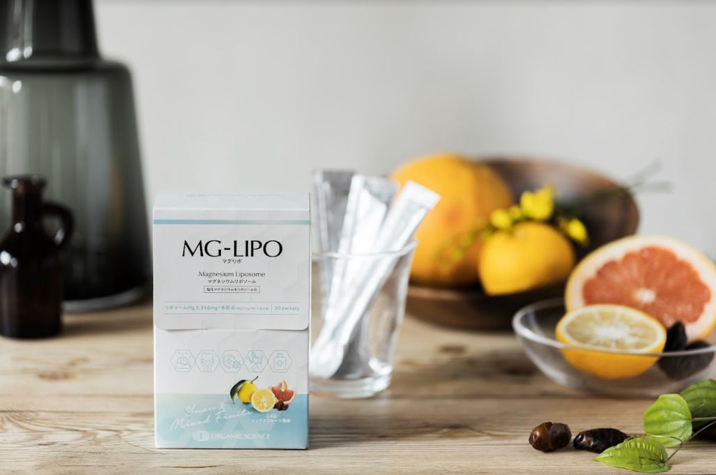 日本初】リポソームタイプの飲むマグネシウムケア「MG-LIPO(マグリポ