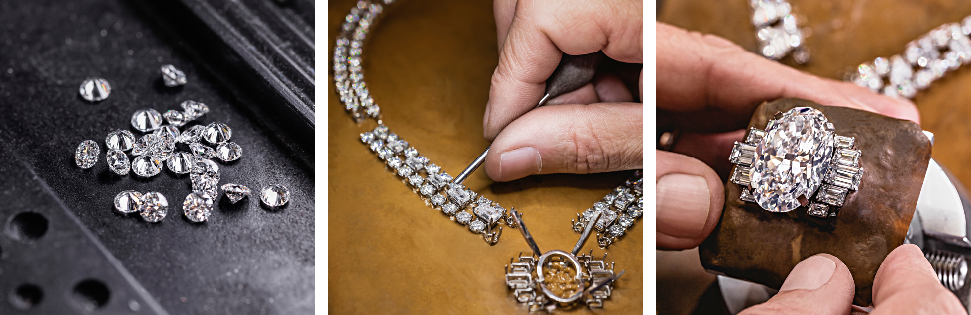 グラフがパリクチュールにて50カラット Dカラー フローレス