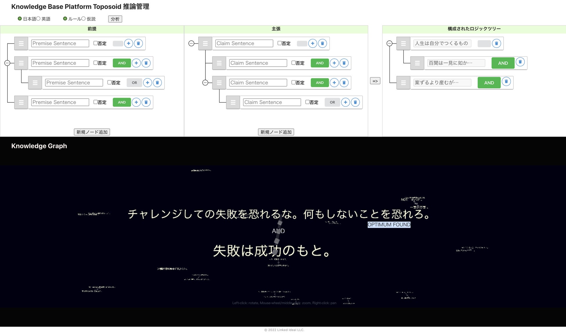 ナレッジベース構築プラットフォーム Toposoid が論理推論エンジンを搭載 ファクトチェックaiへの貢献も視野に Linked Ideal合同会社のプレスリリース ナレッジベース構築プラットフォーム Toposoid が論理推論エンジンを搭載 ファクトチェックaiへの貢献も視野に Linked Ideal合同会社のプレスリリース