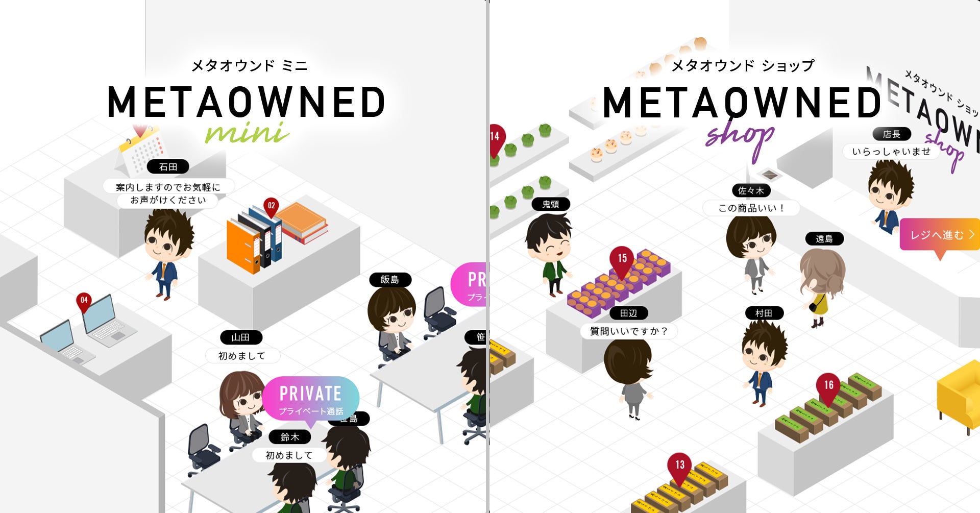 「メタオウンド」で手軽に2Dメタバースを体験！低コストで運営実証実験も可能に。ARTORYオフィス再現の体験も。