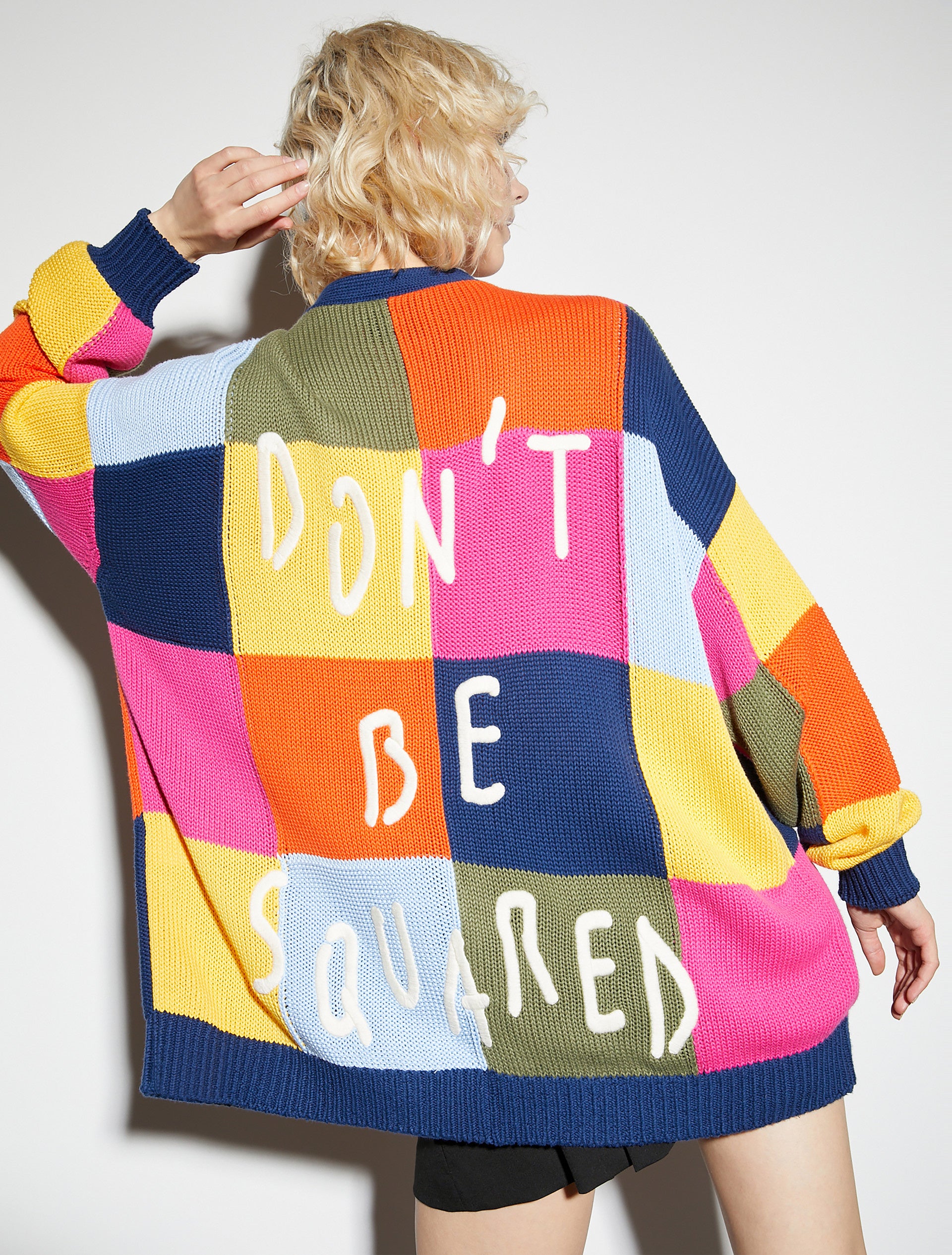 マルチカラー カーディガン ￥81,400税込