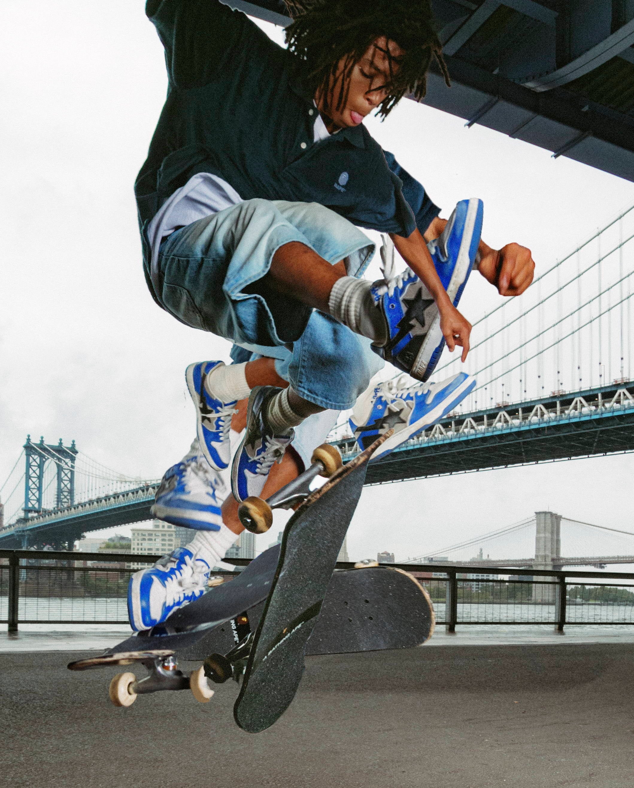 デジタルカラーにインスパイアされたBAPE® SK8 STAが登場 | 株式