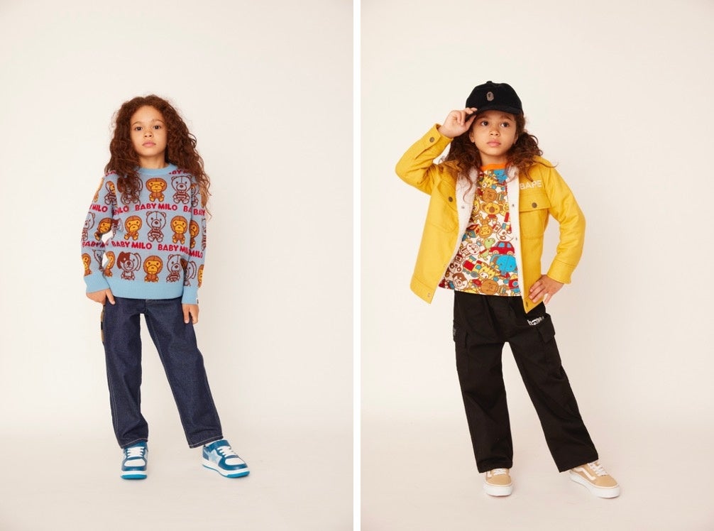 BAPE KIDS® 2023 AUTUMN & WINTER SEASONのLOOKを公開 | 株式