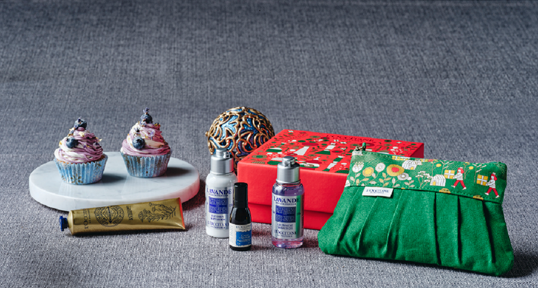 ロクシタン クリスマスコフレ＆クリスマスカップケーキ