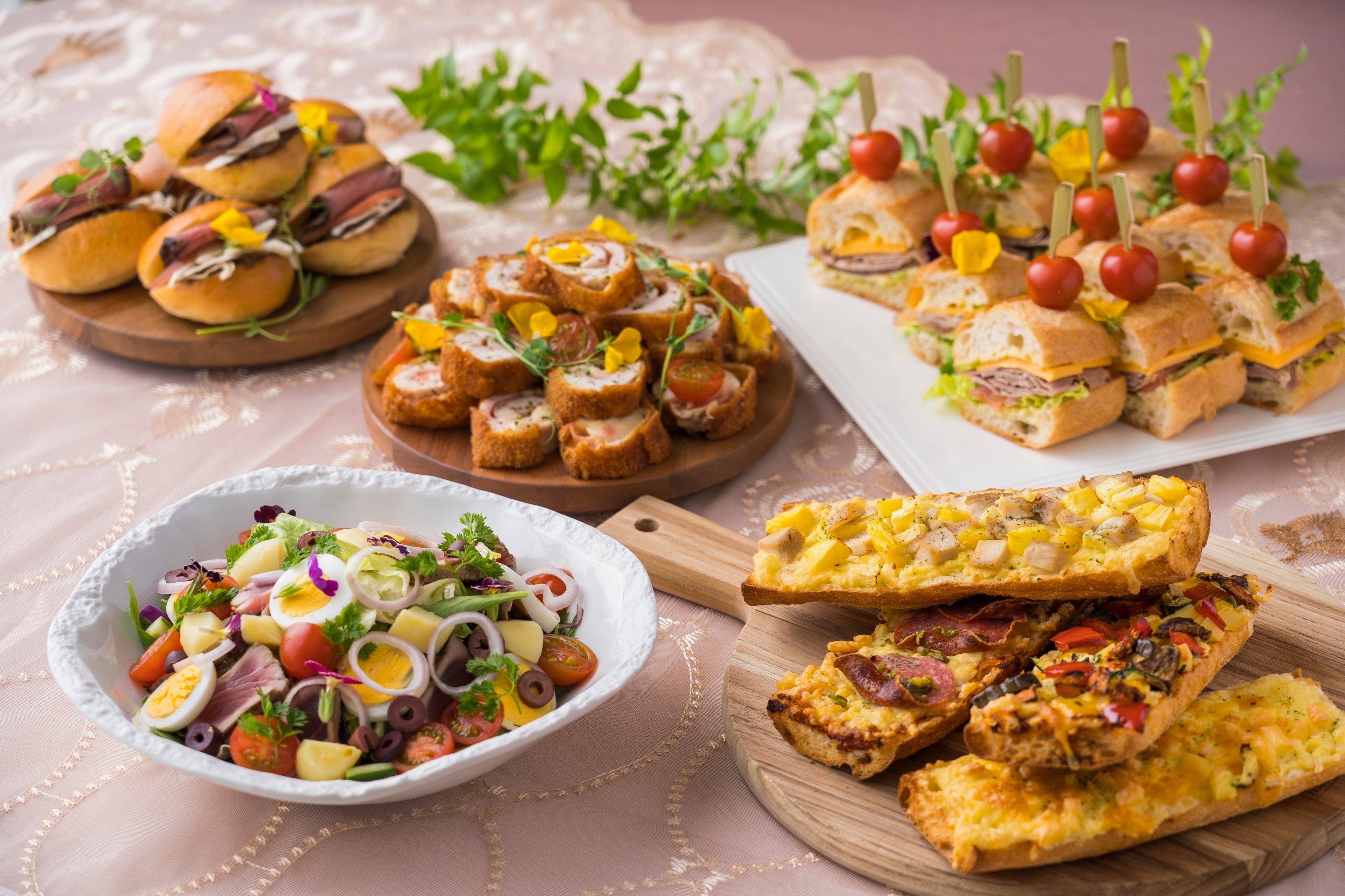 スイーツと共にお楽しみいただける５種類のセイヴォリー