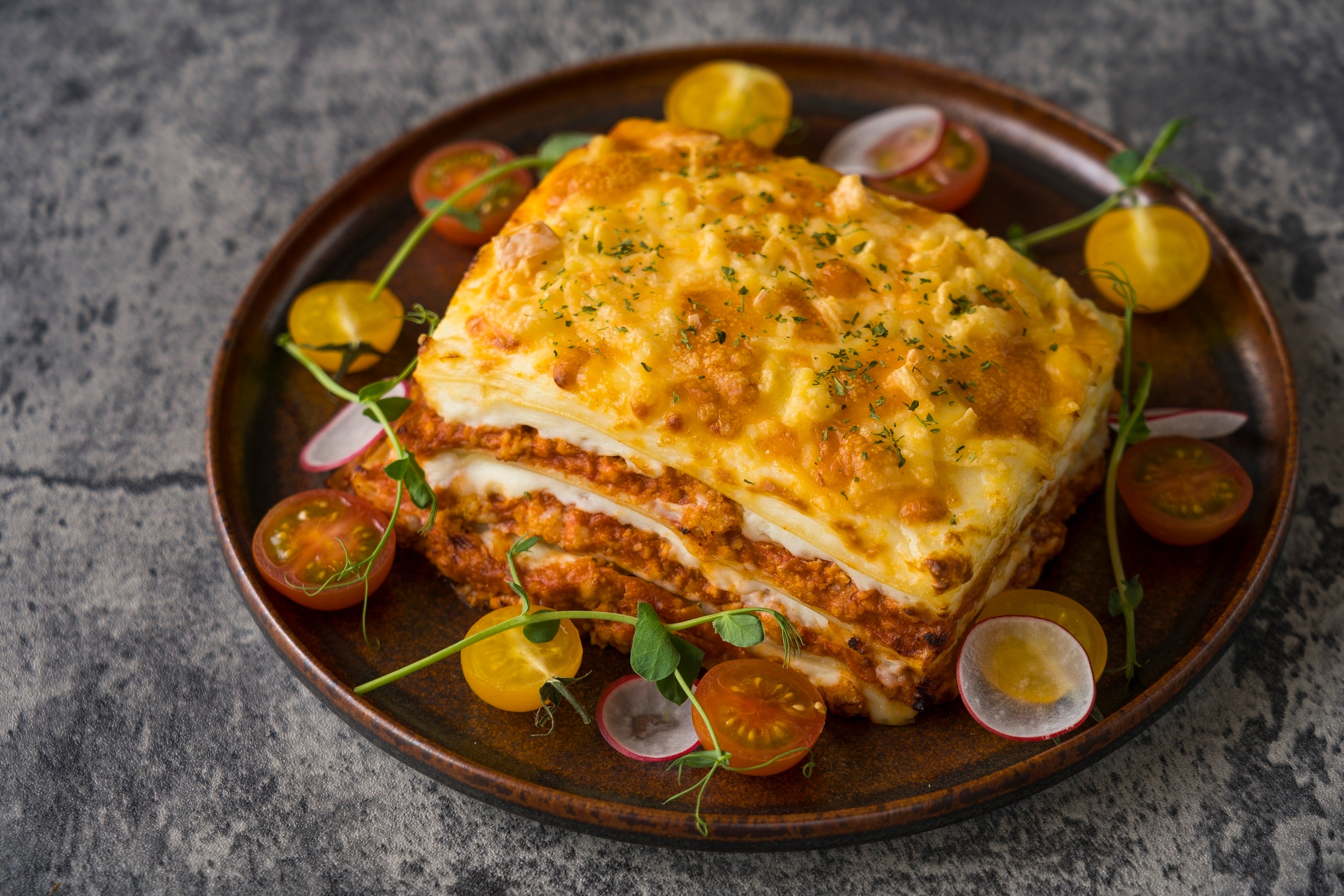 チキンラザニア