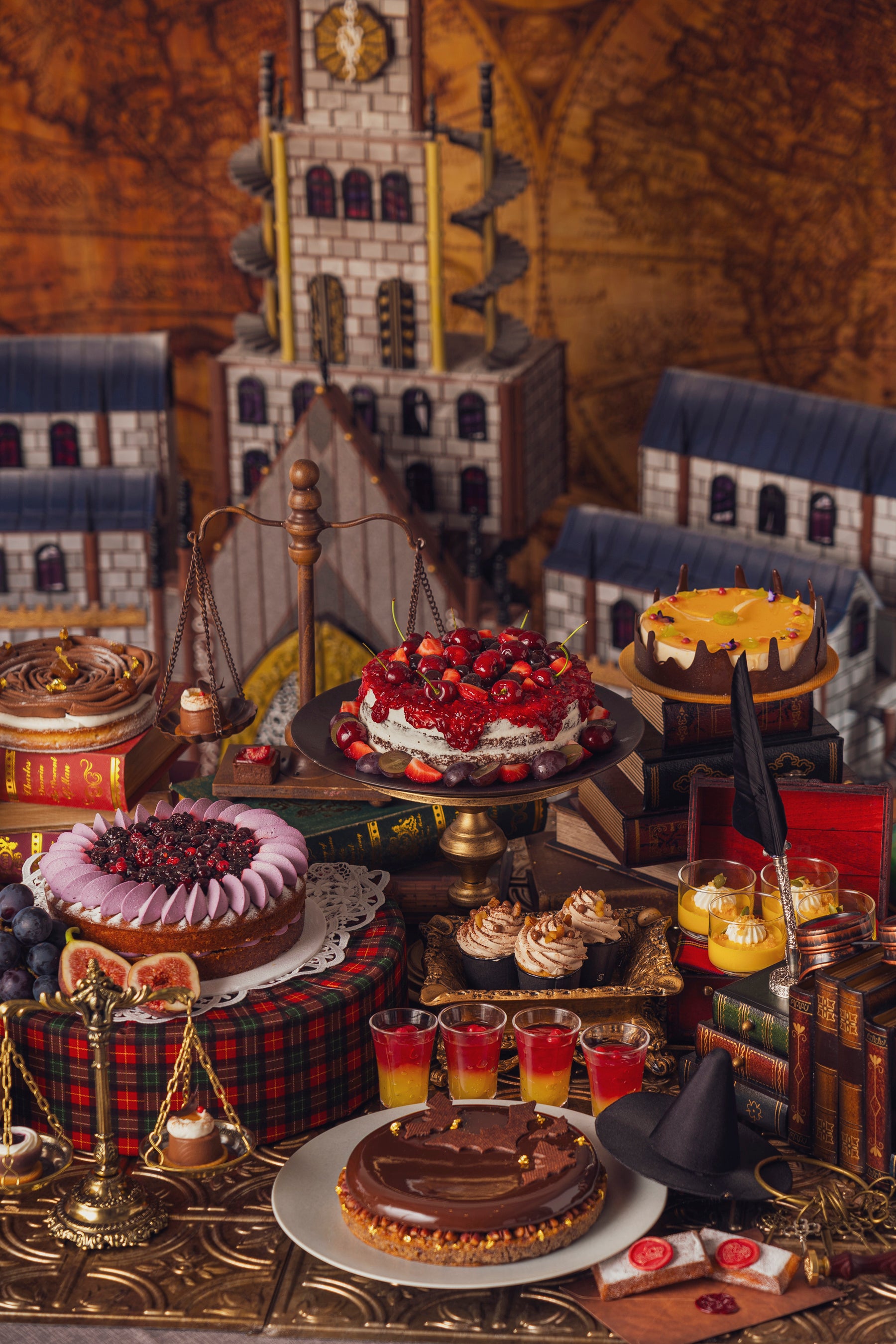 魔法使いの学校をイメージした空間