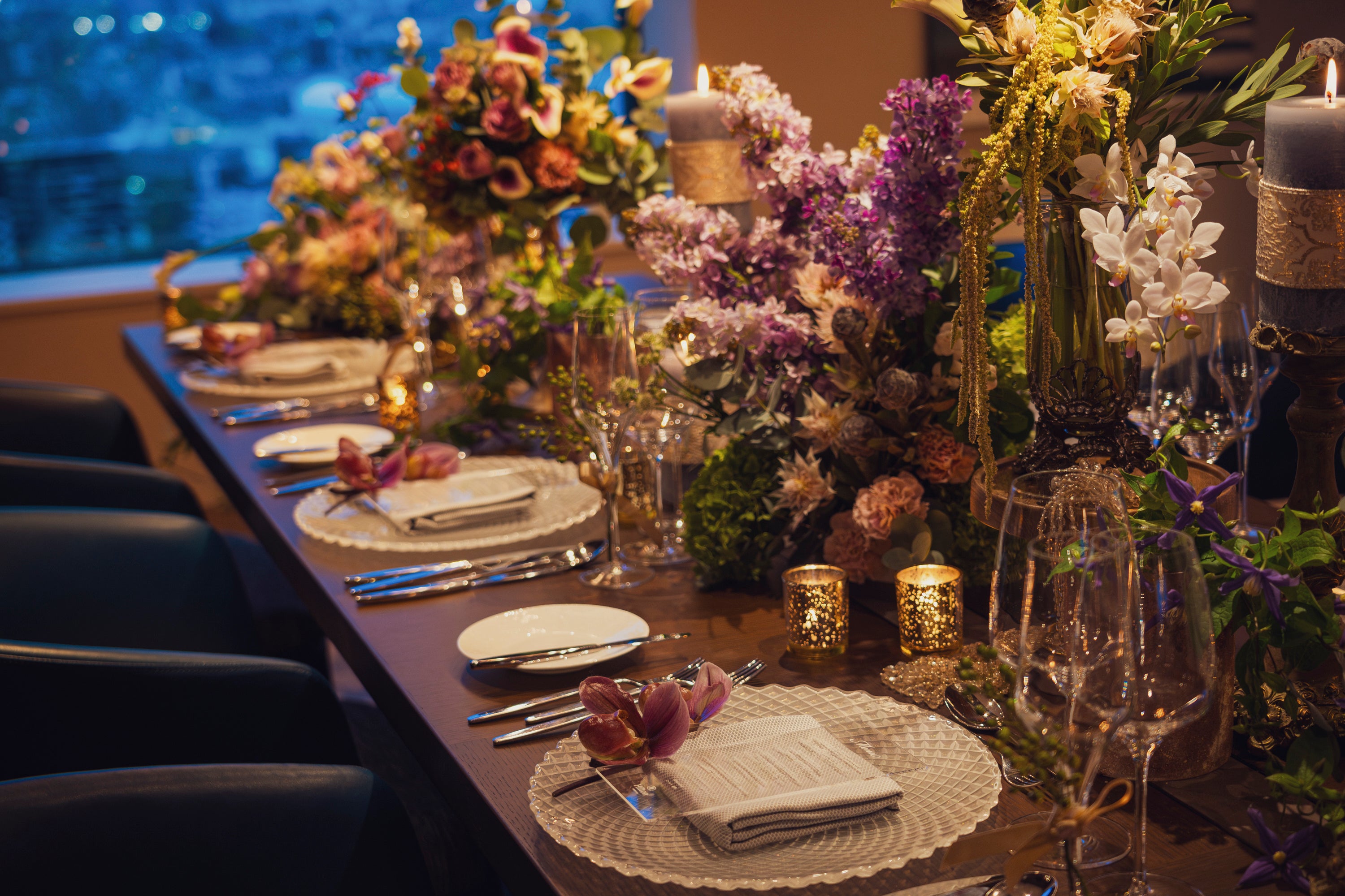 「Elegance(エレガンス)」には全６品のコース料理もセットに