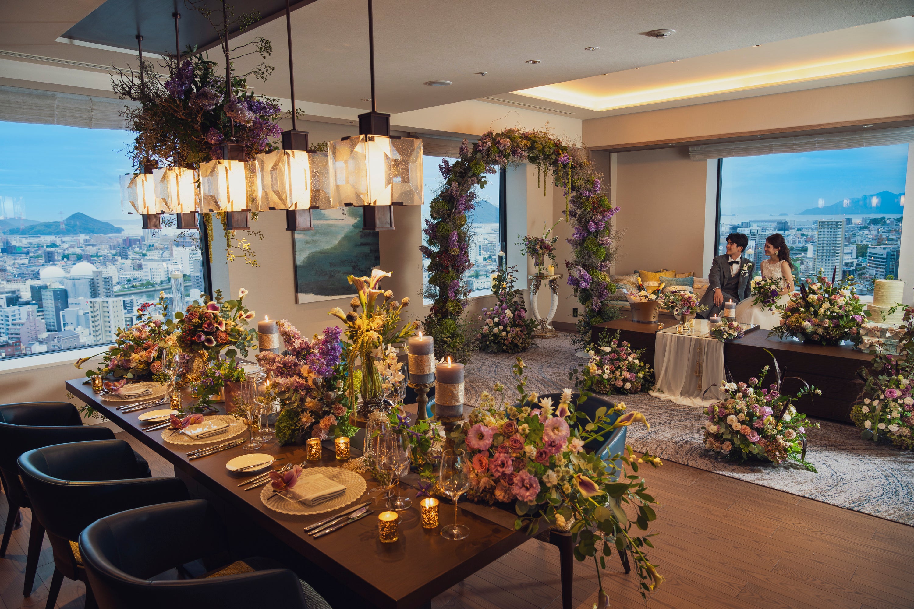 最大163㎡のスイートルームで行う『プレミアムスイートウエディング』