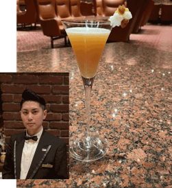 第3回本格焼酎・泡盛 カクテルコンペティション　第2位 「桜日和 〜美しき訪れ〜」 (池田 翔さん作) 