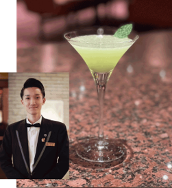 第3回本格焼酎・泡盛 カクテルコンペティション　ファイナリスト 「せせらぎ」(小林優さん作)