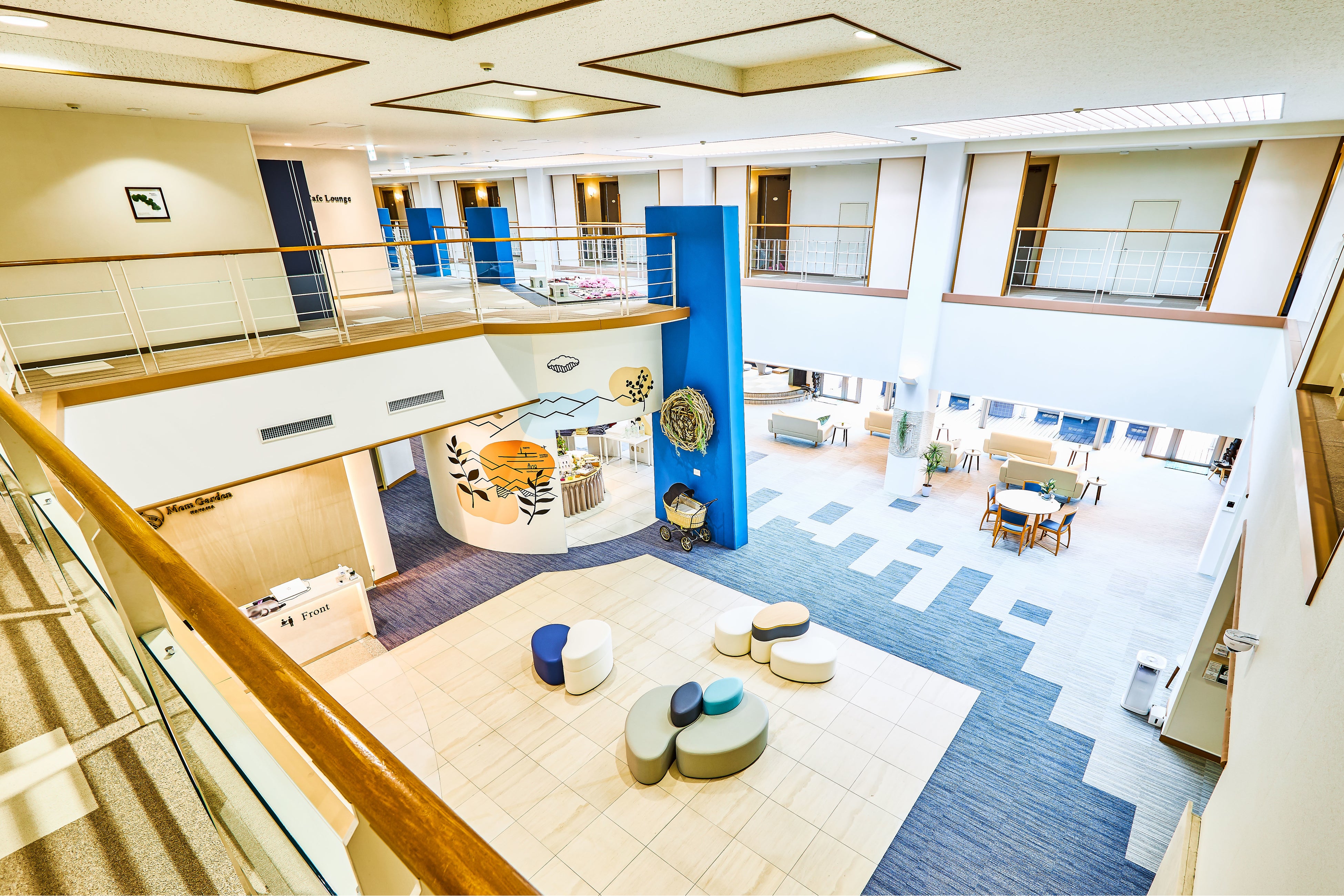 ＜BF～３Fまで。館内の様子＞