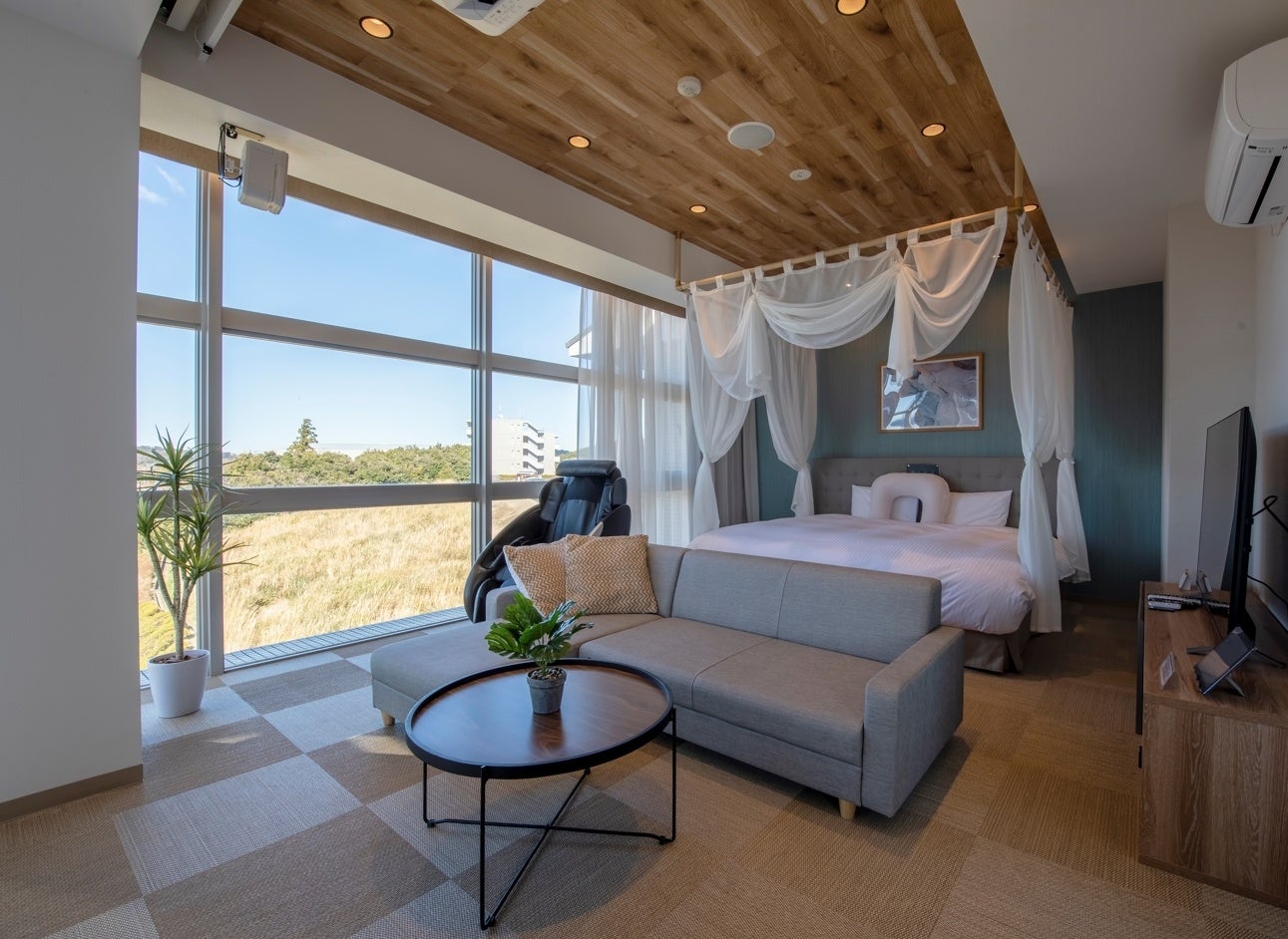 ＜客室は全部で4タイプ＞