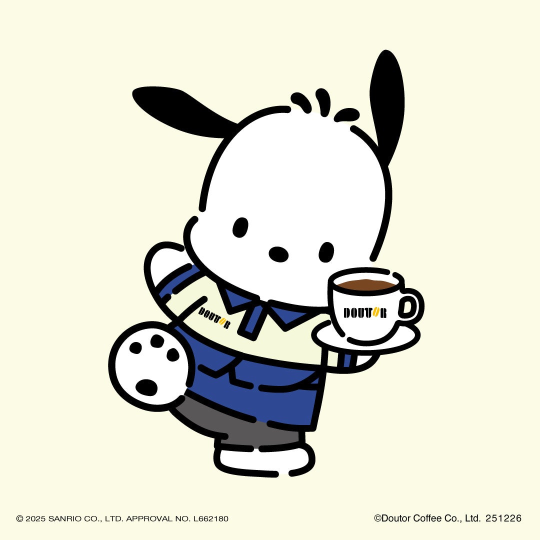 ドトール×ポチャッコ「福袋2026」10月24日より予約開始 オリジナル