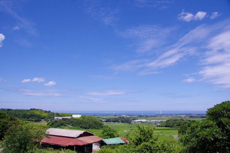 こんな広い空が日常の風景です