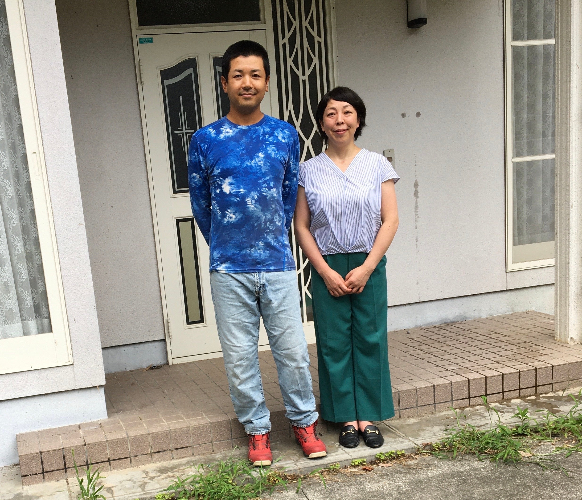 本澤さんは戸建ての一軒家を借りて桃づくりの研修中です