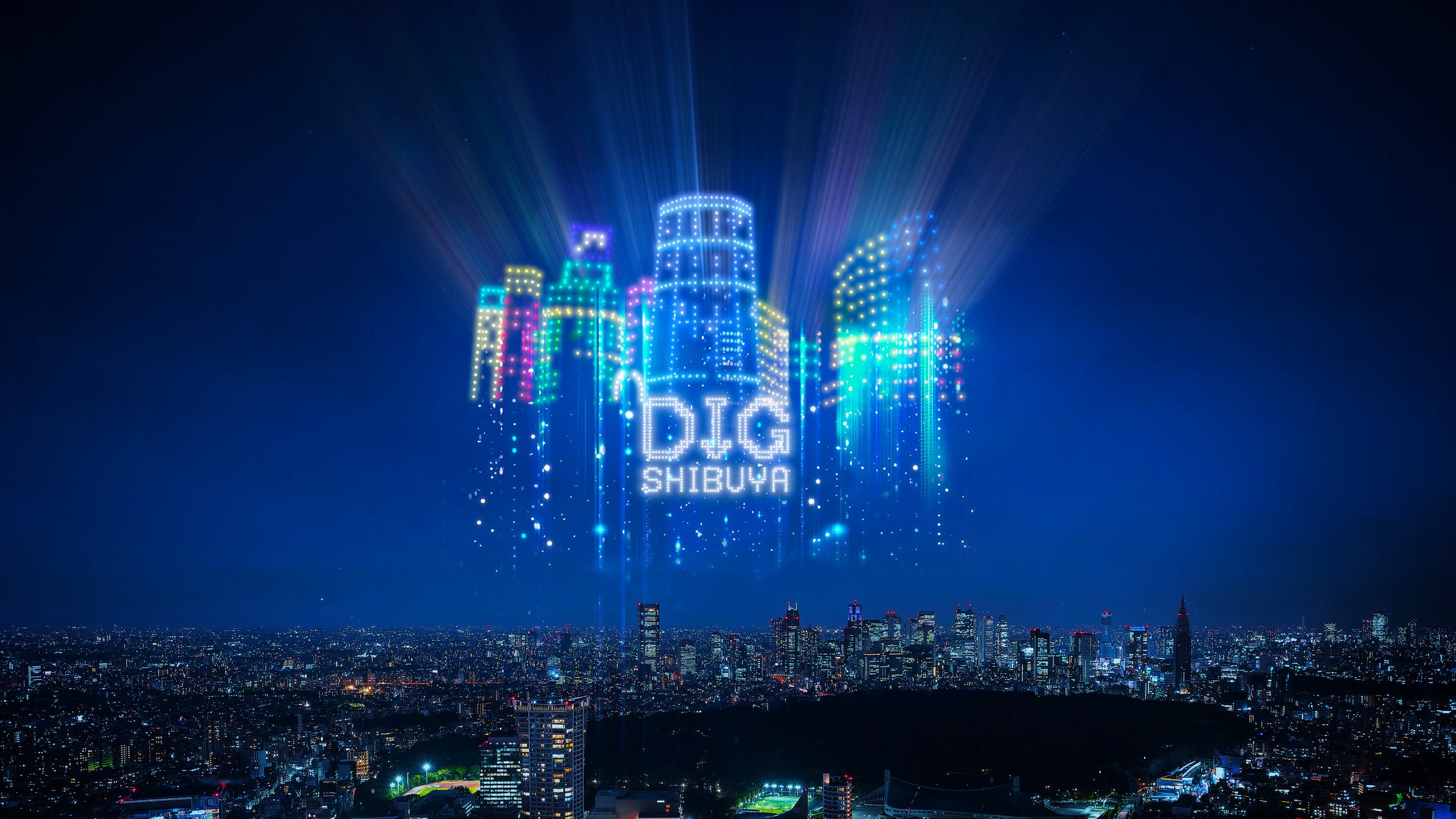 レッドクリフ、「DIG SHIBUYA DG DRONE SHOW」をプロデュース | 株式会社レッドクリフのプレスリリース
