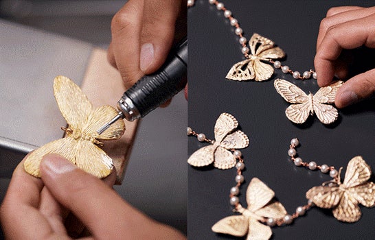 DIOR】 魅惑的なバタフライモチーフに反映されたサヴォワール DIOR】 魅惑的なバタフライモチーフに反映されたサヴォワール