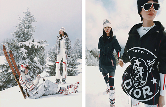 DIOR】 エスケープと雪山の魅力を賛美した 「ディオール