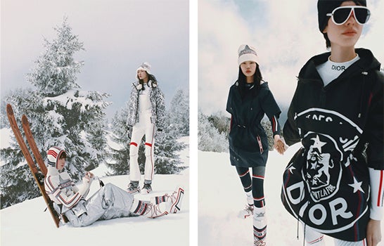 DIOR】 エスケープと雪山の魅力を賛美した 「ディオール アルプス」の DIOR】 エスケープと雪山の魅力を賛美した 「ディオール アルプス」の