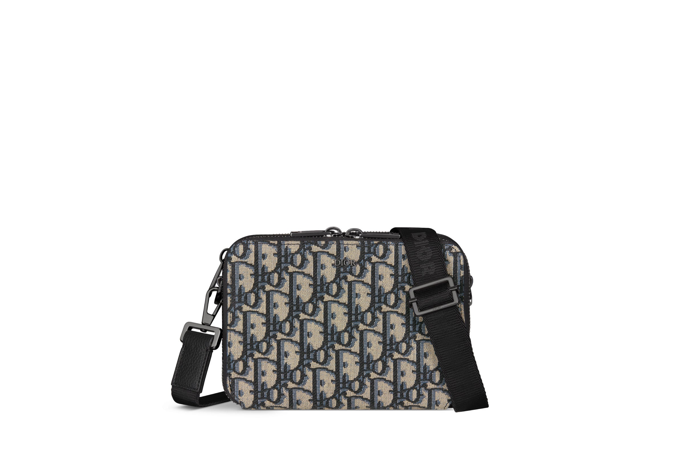 ストラップ付きジップポーチ ディオール オブリーク ジャカード ￥260,700